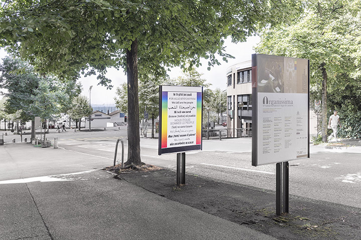 «We (all) are the people» von Hans Haacke