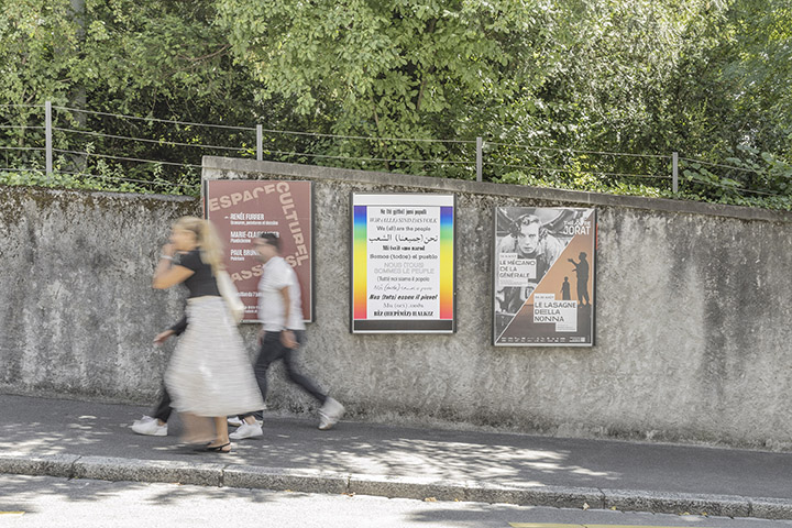 «We (all) are the people» von Hans Haacke